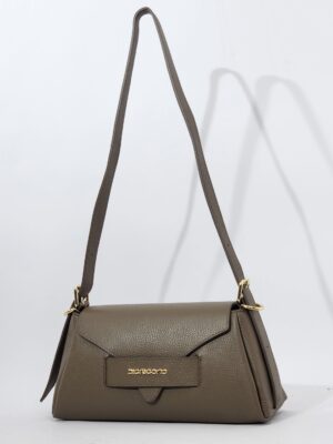 Сумочка Di Gregorio gr9014 vitello taupe средняя