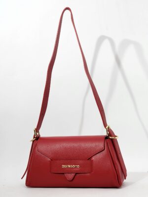 Сумочка Di Gregorio gr9014 vitello rosso средняя