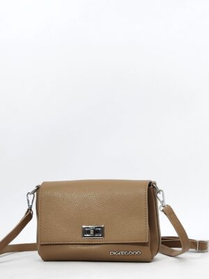 Сумка Di Gregorio gr8945 vitello tan argento маленькая