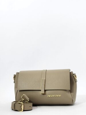 Сумочка Di Gregorio gr9173 vitello cappuccino oro средняя