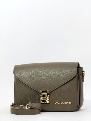 Сумка Di Gregorio gr9150 vitello taupe oro маленькая