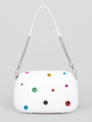 Сумочка кросс-боди Curanni cu2568 vitello multi bianco