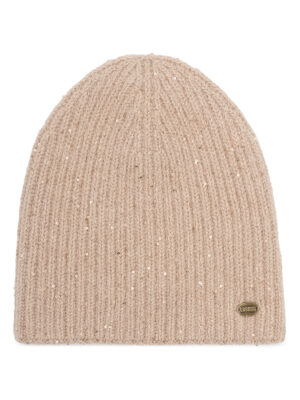 Шапка жен. анг+нейл+люр LB-N88064 d.beige