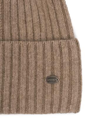 Шапка жен. пух енот+шерсть+виск LB-N88068 beige