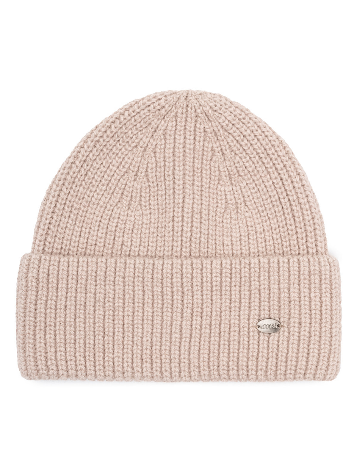 Шапка жен. пух енот+шерсть+виск LB-N88070 dirty pink