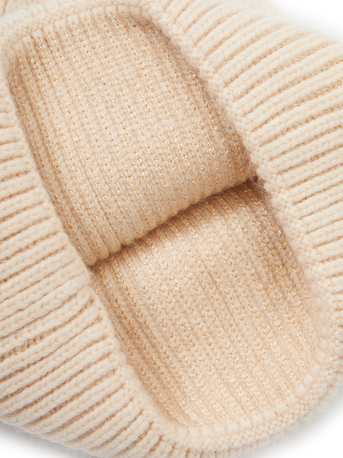 Шапка жен. шерсть+анг+нейл LB-A53073 cream
