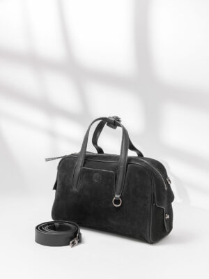 Сумка Curanni cu9832 scamosciato nero
