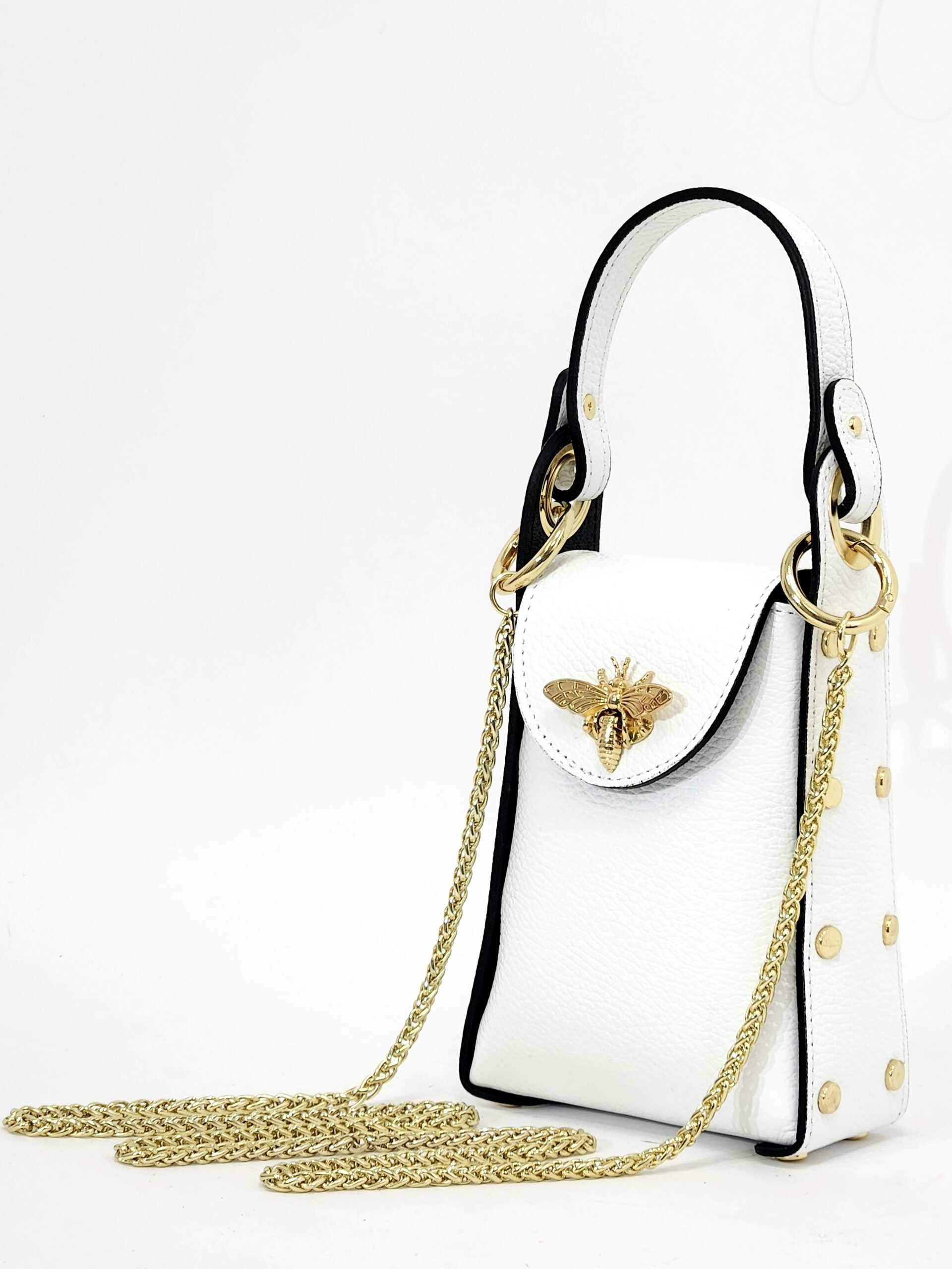 Сумка Steffalini st1501 vitello bianco маленькая