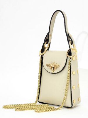 Сумка Steffalini st1501 vitello beige маленькая