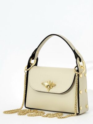 Сумка Steffalini st1602 vitello beige маленькая