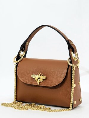 Сумка Steffalini st1602 vitello cuoio маленькая