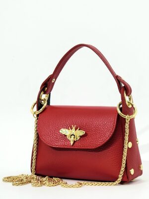 Сумка Steffalini st1602 vitello rosso маленькая