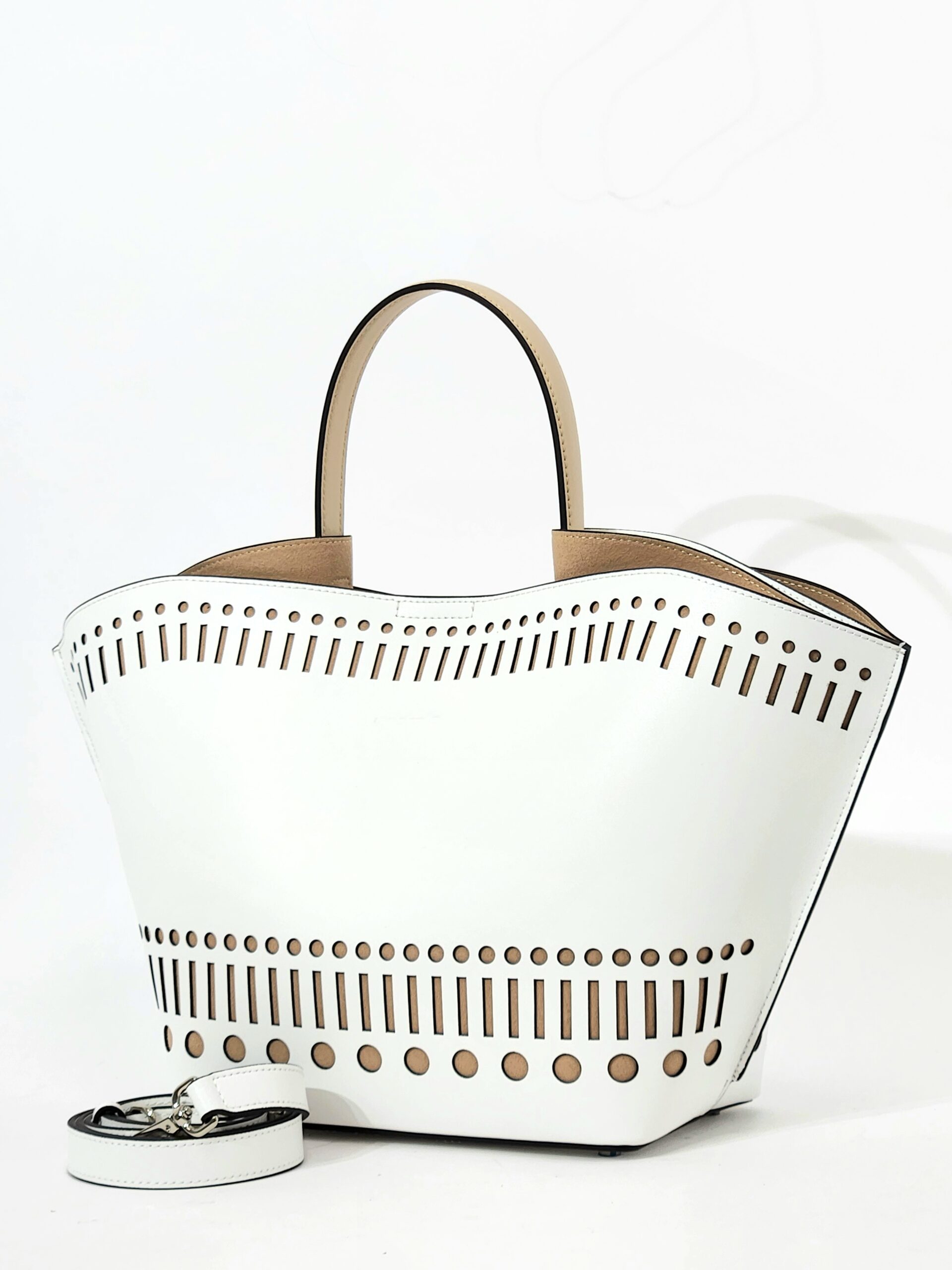 Сумочка кросс-боди Cromia cr1406005 bianco большая