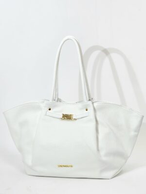 Сумочка Di Gregorio gr8988 vitello bianco oro большая