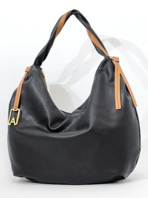 Сумка деловая Arcadia ar2348 capri bic nero cuoio большая