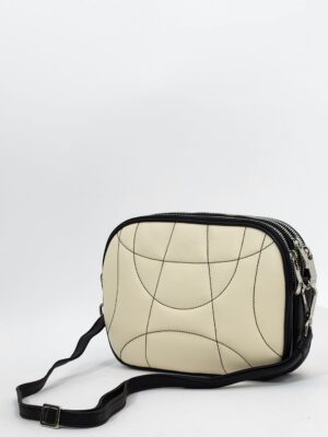 Сумочка кросс-боди Renato Angi ra2604936-030 beige nero средняя