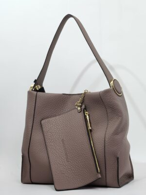 Сумка деловая Carlo Salvatelli cs762 double taupe большая