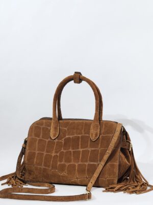 Сумочка кросс-боди Claudia Firenze cl11285FR camoscio cocco cuoio средняя