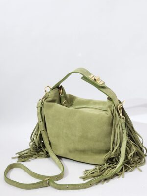 Сумочка кросс-боди Claudia Firenze cl11379 camoscio verde маленькая