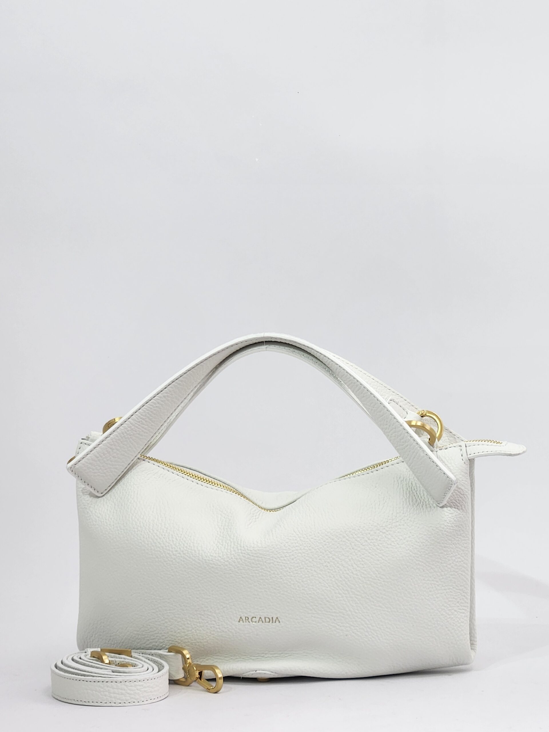 Сумочка кросс-боди Arcadia ar5613 dollaro white средняя