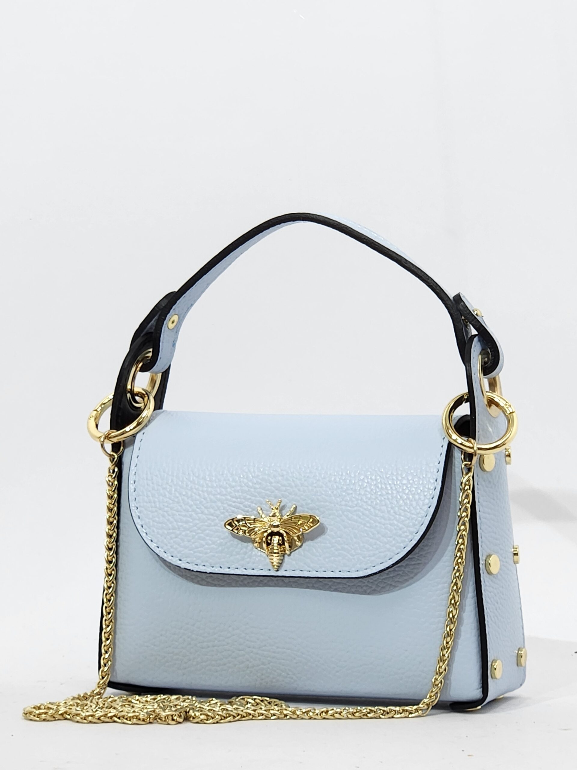 Сумка Steffalini st1602 vitello celeste маленькая