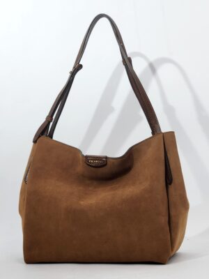Сумочка Chiarugi ch43721 camoscio marrone большая
