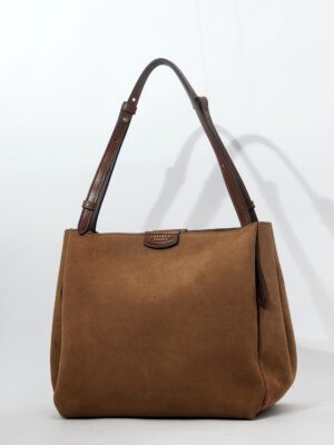 Сумочка Chiarugi ch43720 camoscio marrone большая