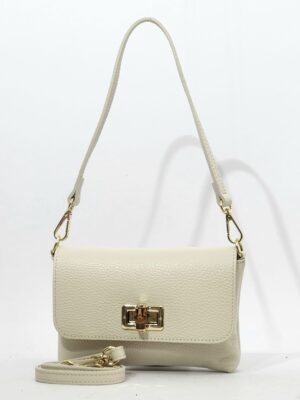Сумочка кросс-боди Steffalini st2052 vitello beige маленькая