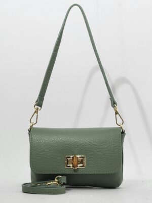 Сумочка кросс-боди Steffalini st2052 vitello menta маленькая