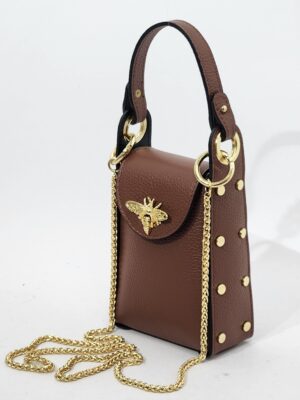 Сумка Steffalini st1501 vitello cioccolato маленькая