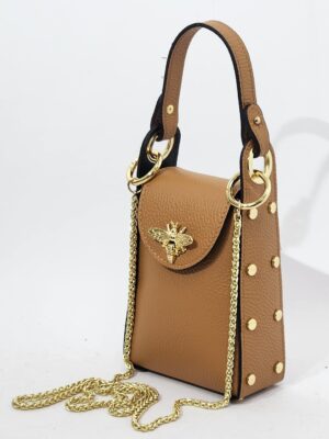 Сумка Steffalini st1501 vitello caramello маленькая