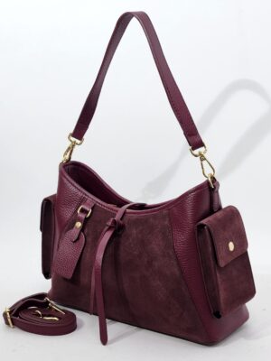 Сумочка Steffalini st3933 vitello camoscio bordo средняя