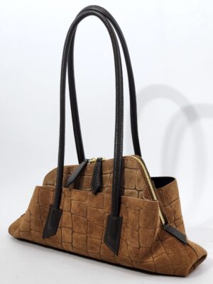 Сумочка Steffalini st6127P vitello camoscio giraffa cuoio средняя