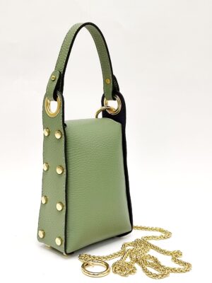 Сумка Steffalini st1501 vitello menta маленькая