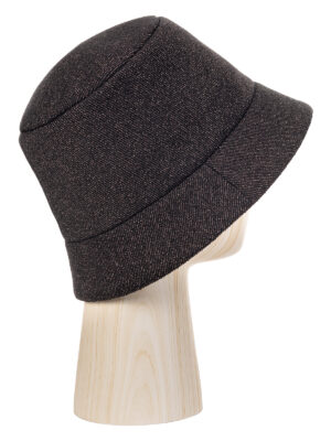 Шляпа жен. пол+виск+мет ZZ-N88305 black/bronze Шляпа жен. пол+виск+мет ZZ-N88305 black/bronze