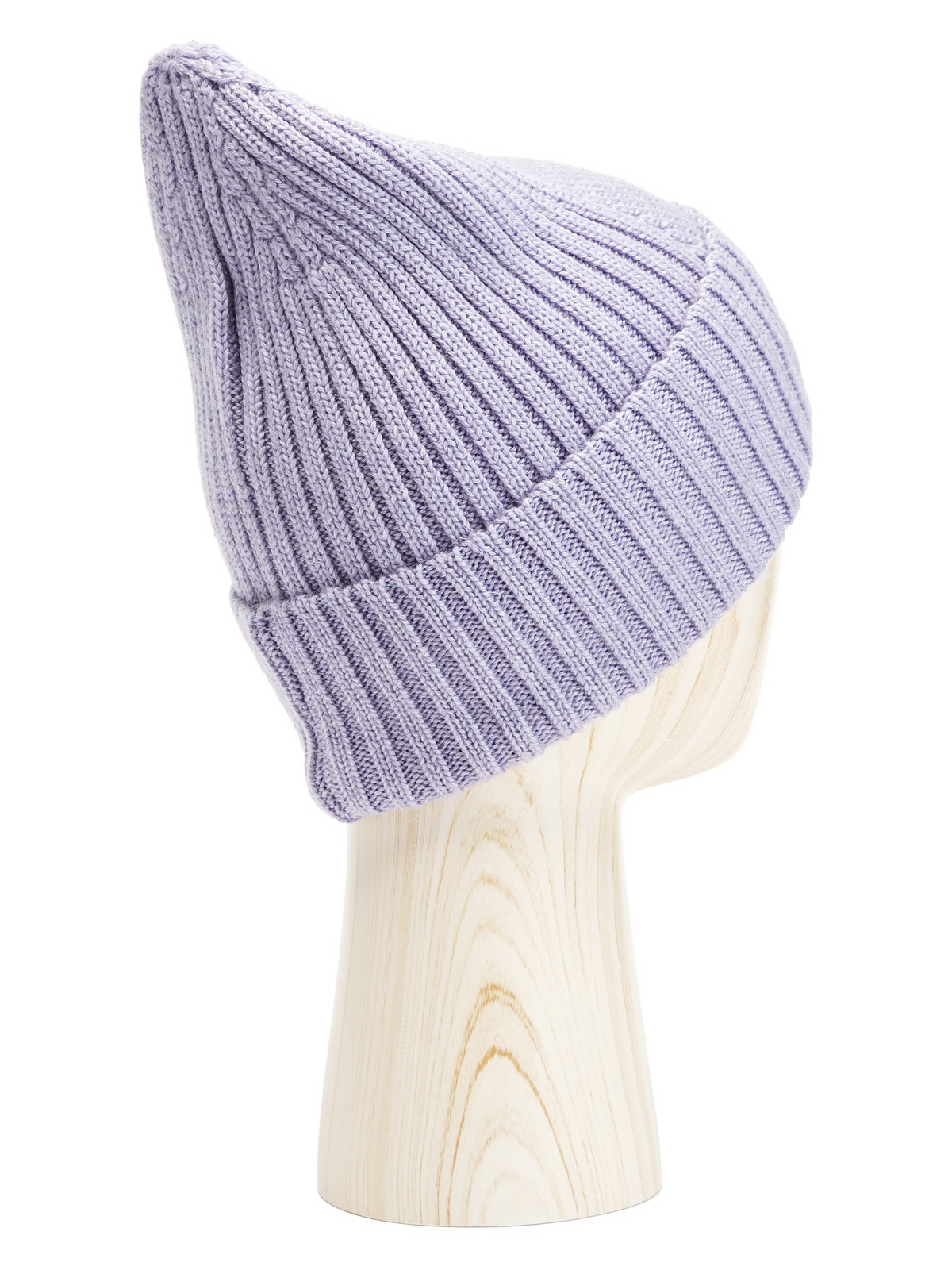 Шапка жен. шерсть+акр LB-BR55038 lilac