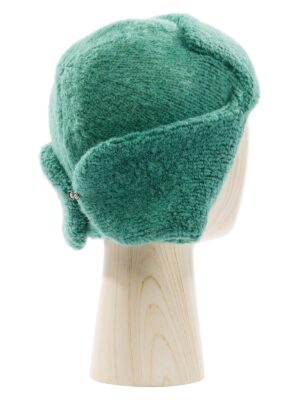 Шапка жен. кид-мох+альп+шерсть LB-N88031A green