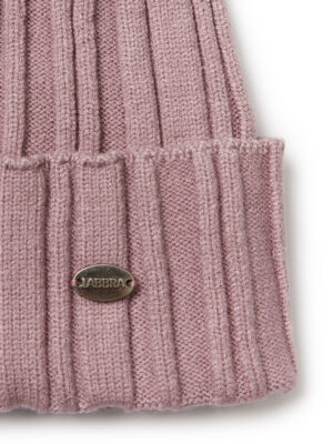 Шапка жен. шерсть+акр LB-N88043 dirty pink