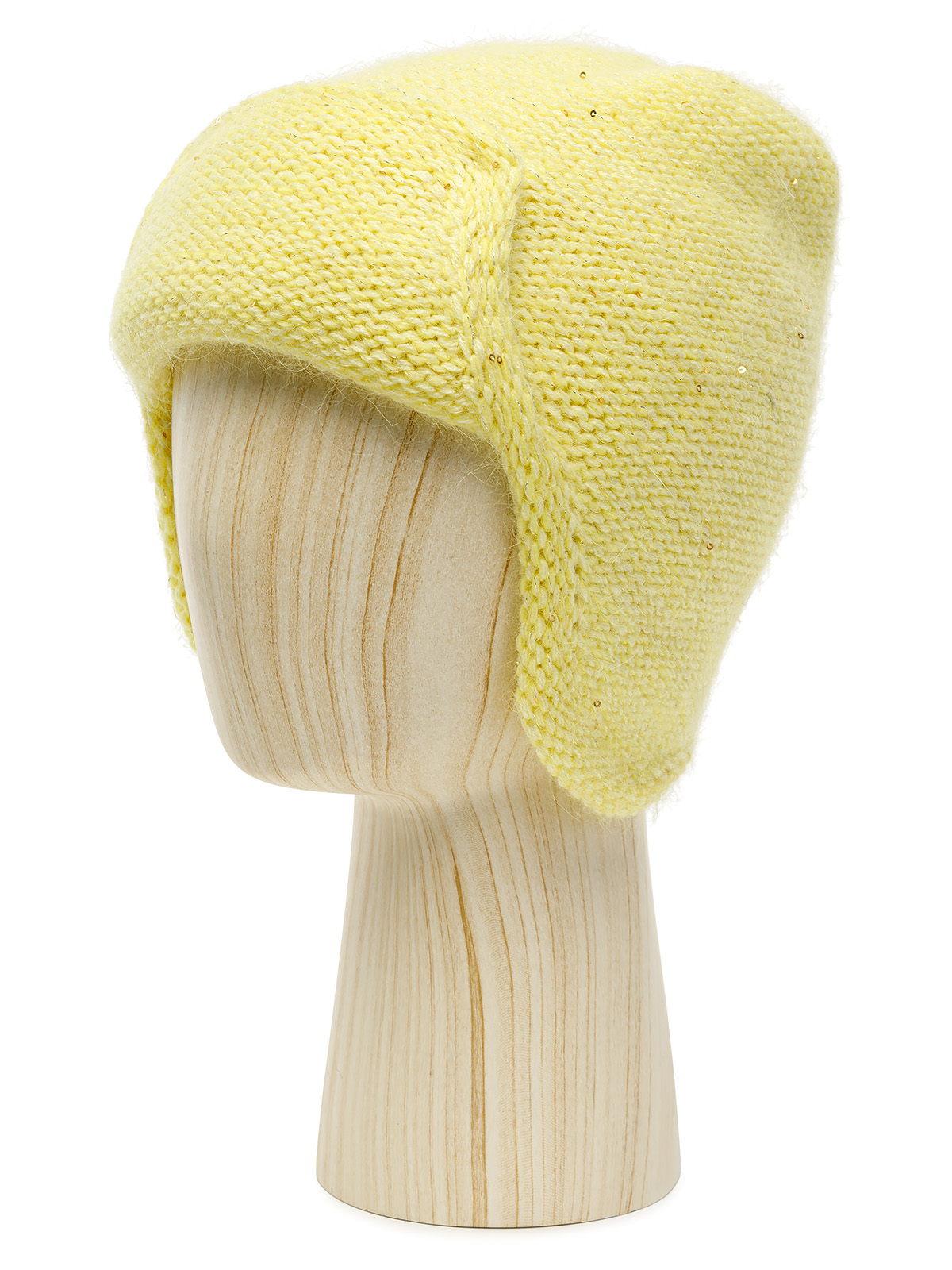 Шапка жен. анг+нейл+люр LB-A53040 lemon