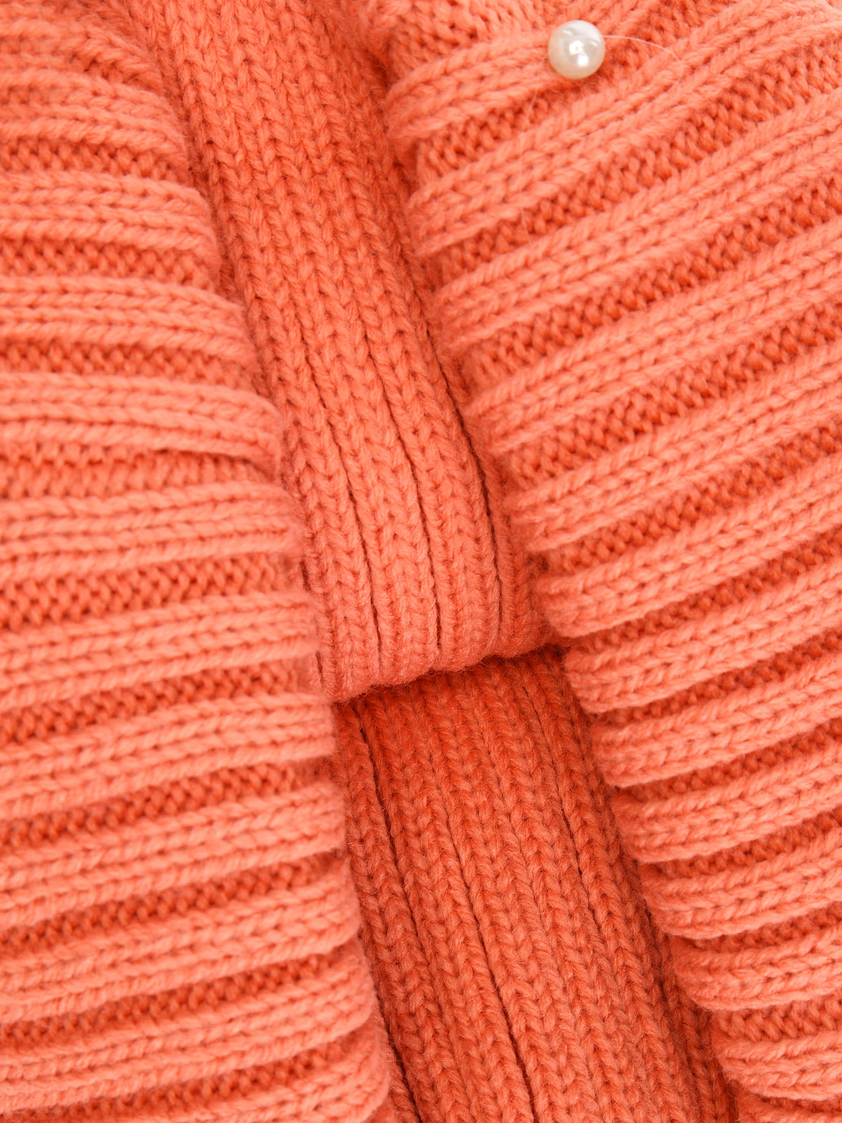Шапка жен. шерсть+акр LB-A53014 coral