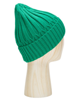 Шапка жен. шерсть+акр LB-BR55043 green Шапка жен. шерсть+акр LB-BR55043 green