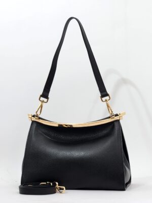 Сумка Steffalini st6091 vitello nero средняя