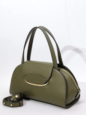 Сумочка Gironacci gir3270 vitello calf oliva cuoio средняя