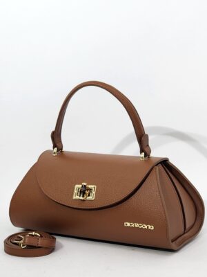 Сумка Di Gregorio gr9181 vitello cuoio oro средняя