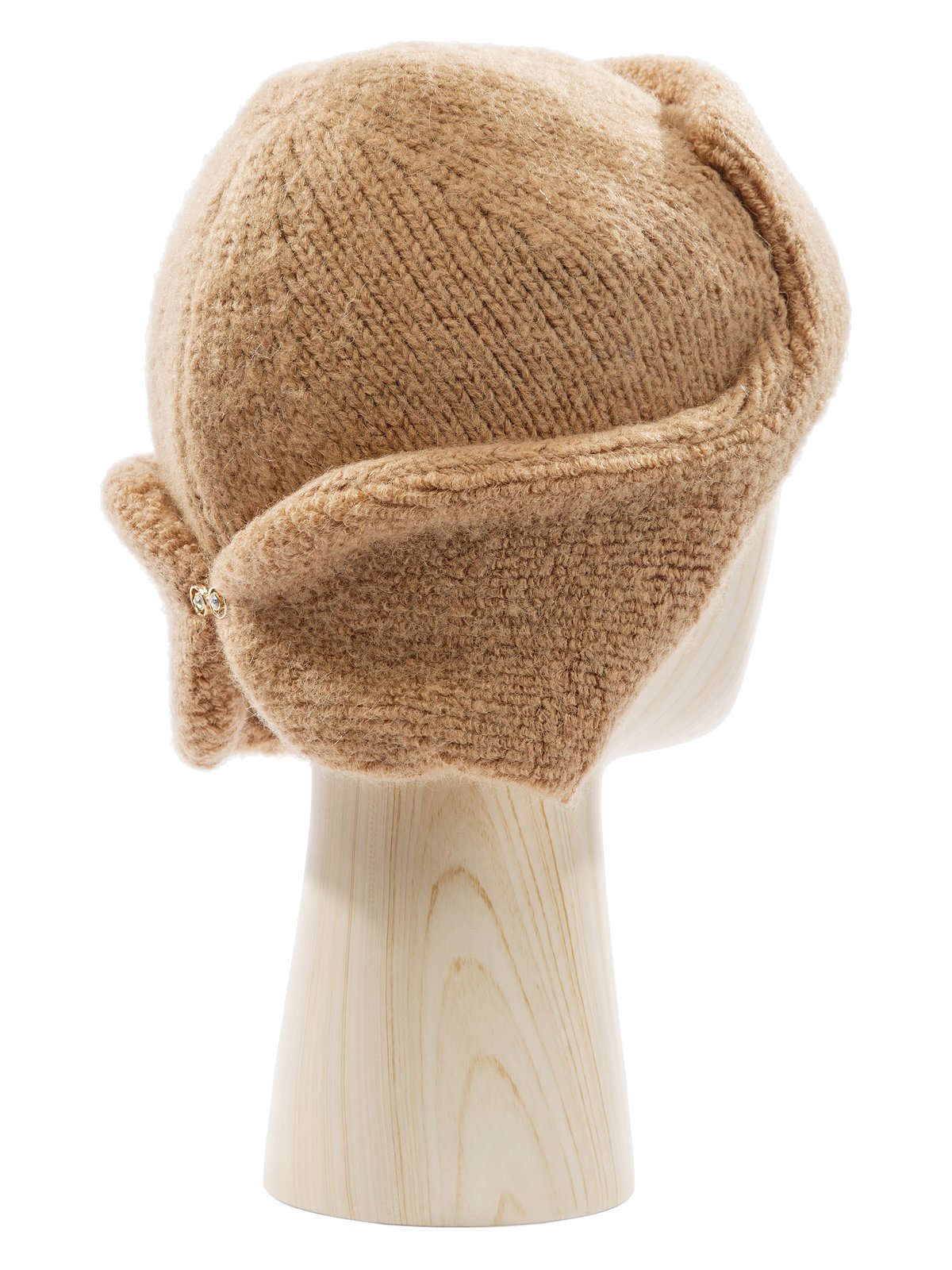 Шапка жен. кид-мох+альп+шерсть LB-N88031A beige