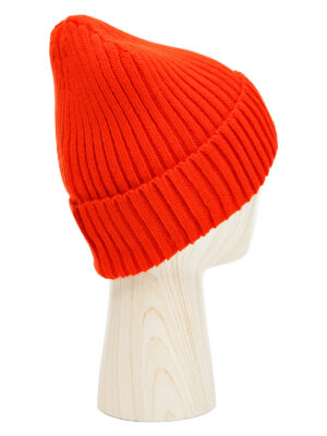Шапка жен. шерсть+акр LB-BR55027 orange
