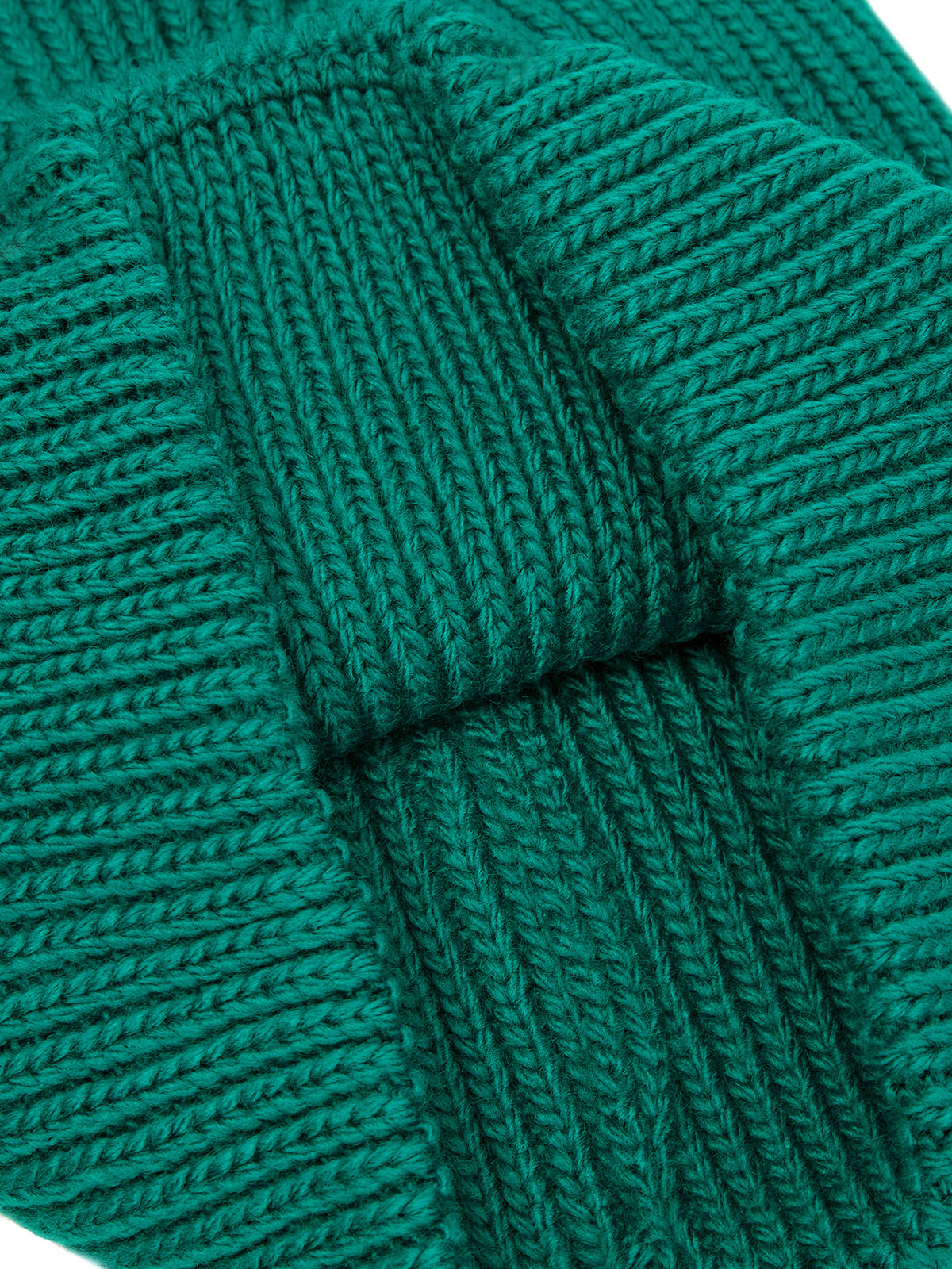 Шапка жен. шерсть+акр LB-BR55040 green