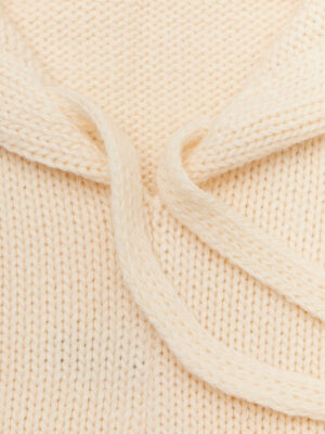 Капор жен. шерсть+акр LB-A53017 cream