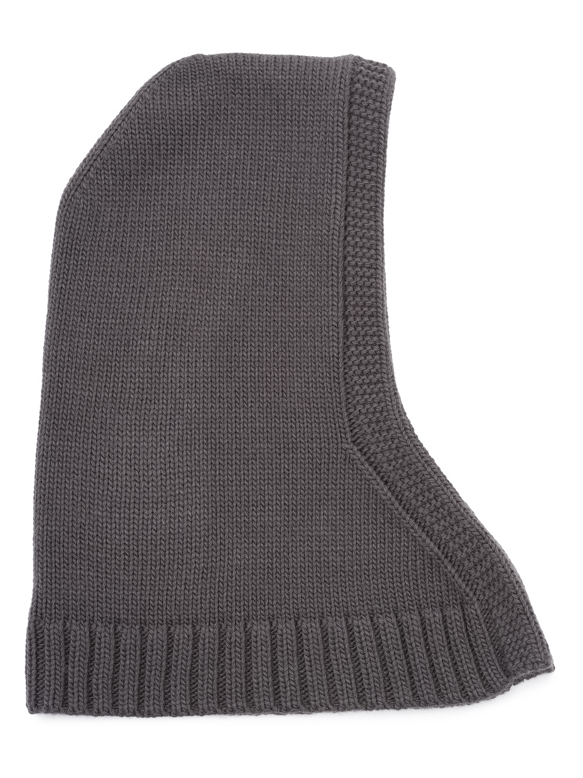 Капор жен. шерсть+акр LB-A53074 graphite