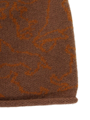 Шапка жен. шерсть+анг+нейл LB-A53079 brown